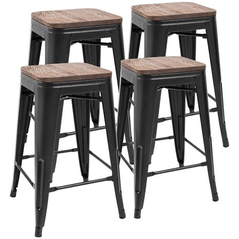 wood and metal bar stools target